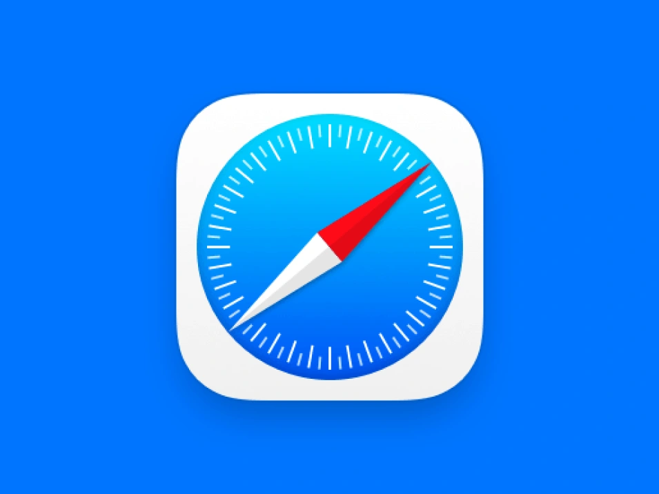 Step 1 iOS 1Win app download —Safari browser icon