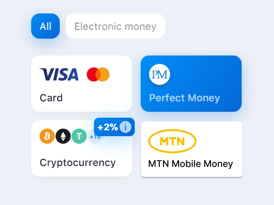 Step 3 withdrawal on 1Win Ghana — screenshot of withdrawal methods page with MTN Mobile Money